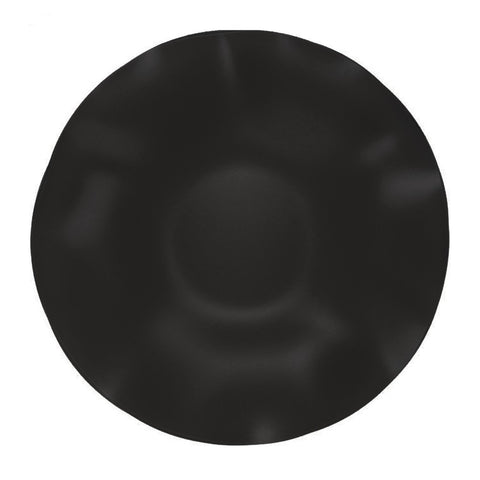 SeaGlass 15" Black Wave Bowl