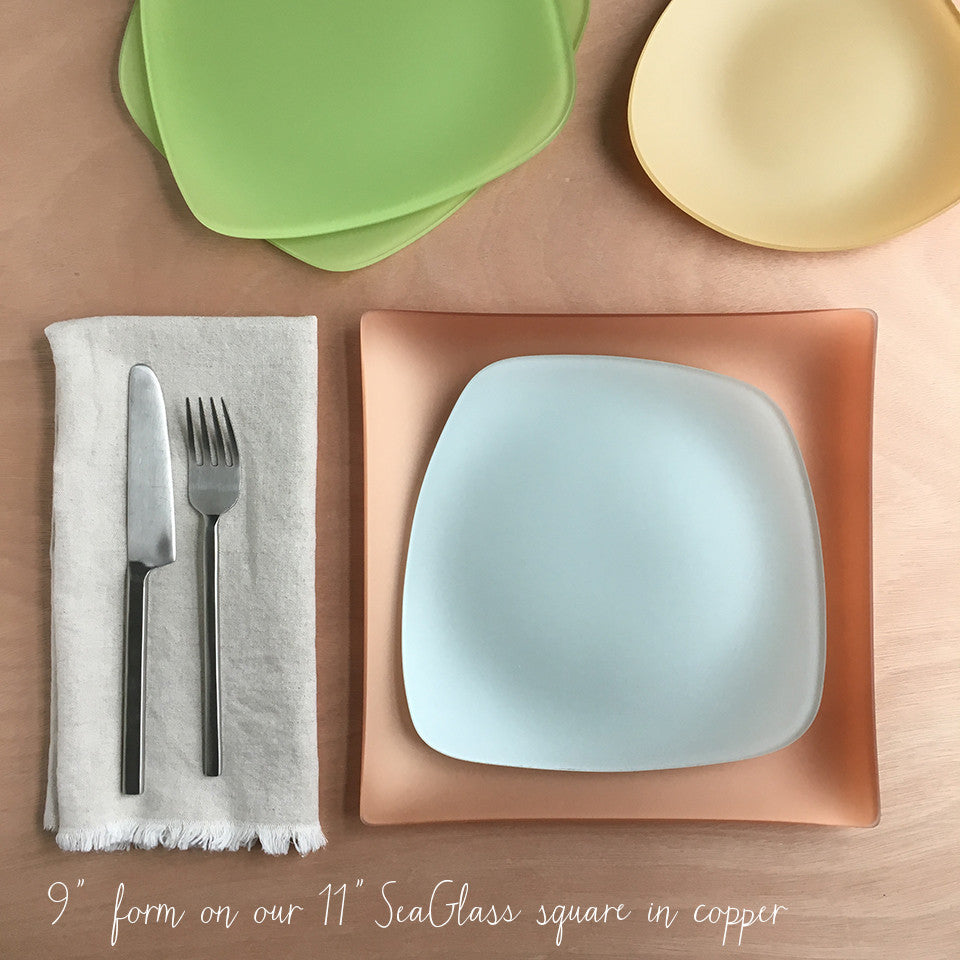 Sea glass plates outlet