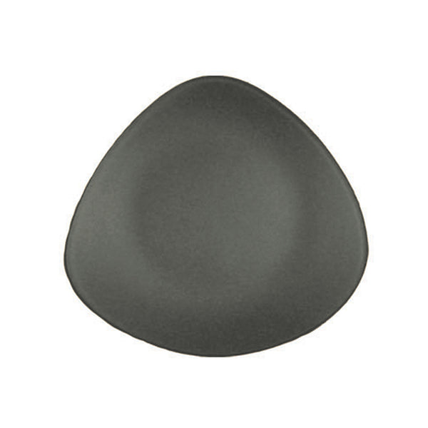 7" graphite SeaGlass triangle plate